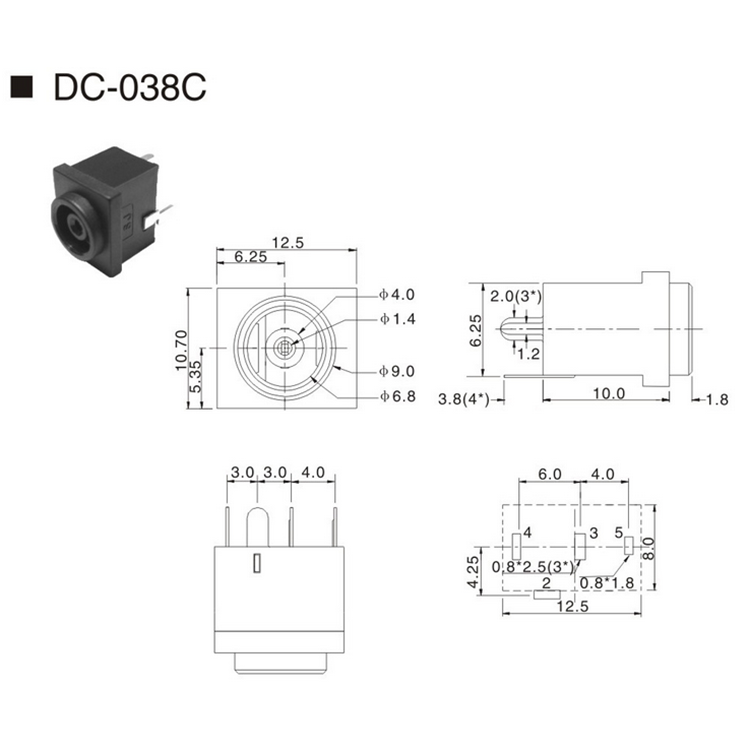 DC插座筆記本